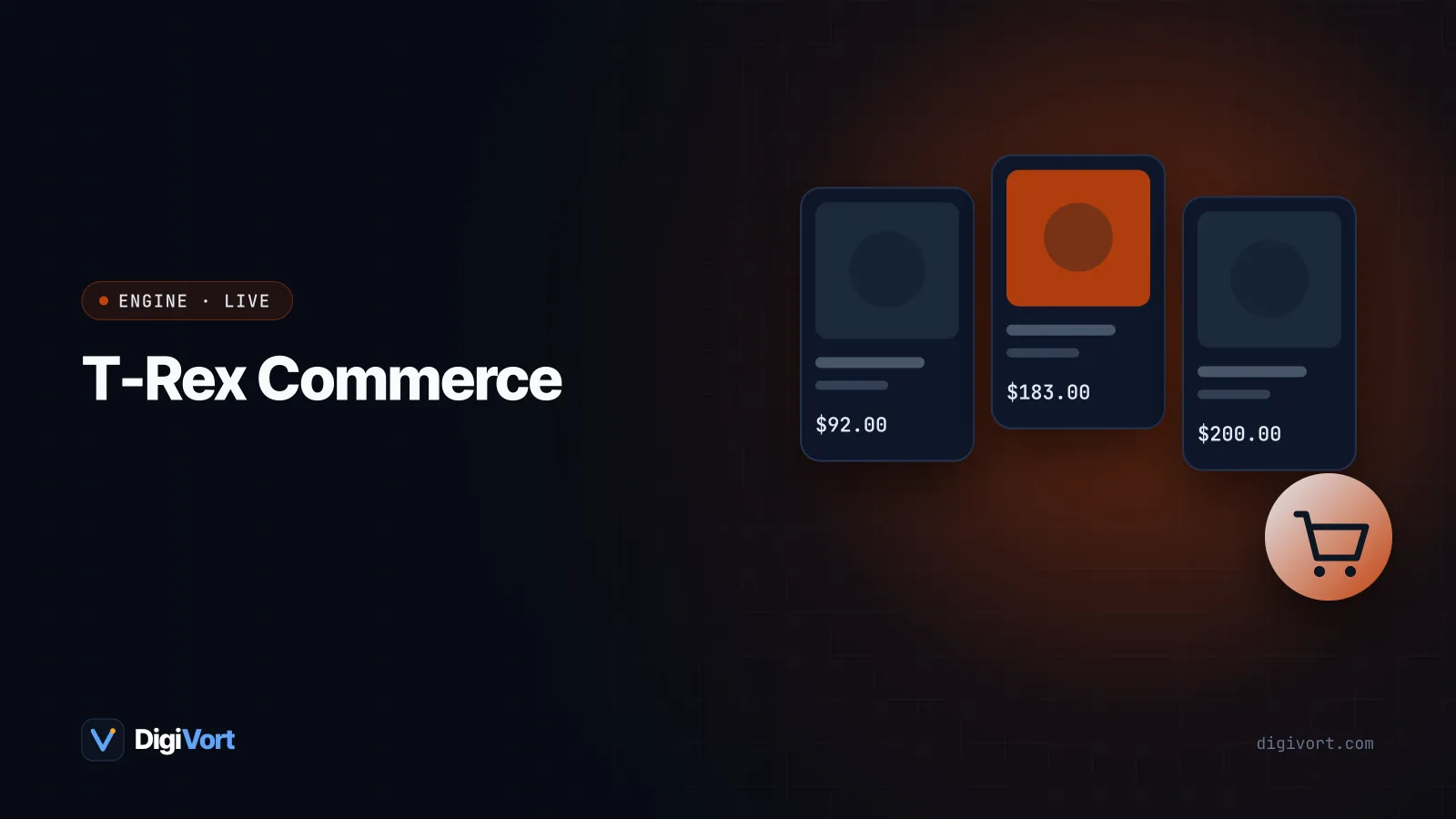 T-Rex Commerce interface illustration